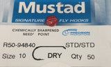 HOOKS - MUSTAD R50-94840 DRY FLY HOOK