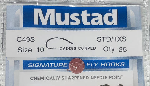 HOOKS - MUSTAD C49S Caddis Curved – La Flyshop Du North Shore