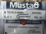 HOOKS - MUSTAD SL73-36890 Signature Fly Hook