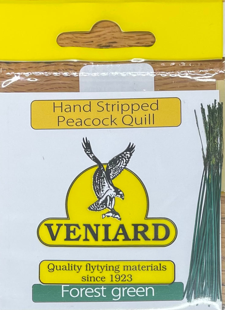 VENIARD - HAND STRIPPED PEACOCK QUILL
