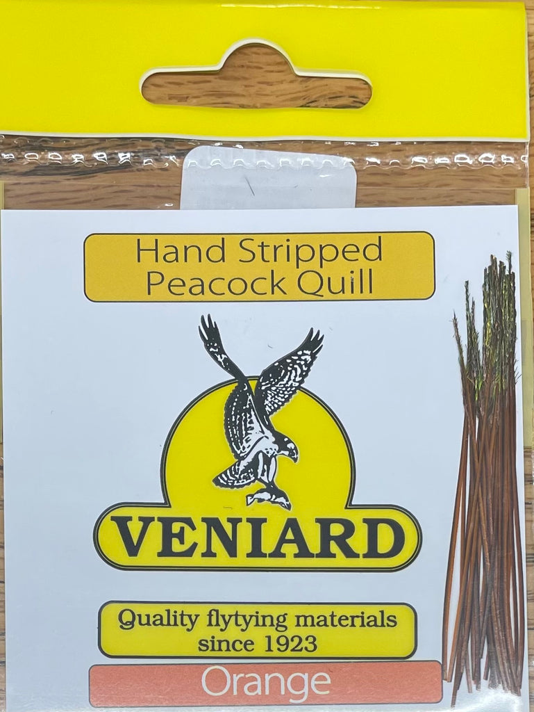 VENIARD - HAND STRIPPED PEACOCK QUILL