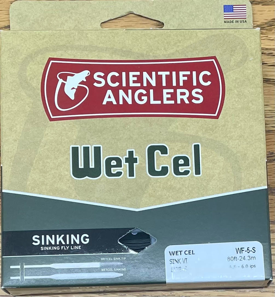 FISHING LINE - SCIENTIFIC ANGLERS ''WET CEL'' SINKING FLY LINE