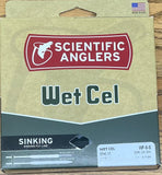 FISHING LINE - SCIENTIFIC ANGLERS ''WET CEL'' SINKING FLY LINE MIST GREEN