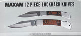 MAXAM - 2 Piece lockback Knife